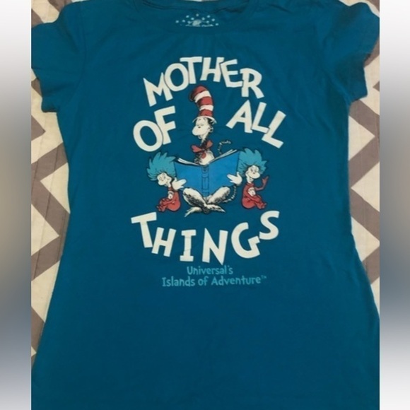 Universal Tops - Universal Islands of Adventure! Father of All Things Royal Blue T-Shirt - XXL